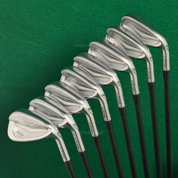 Ping i210 Blue Dot 4-UW Iron Set Ping Alta CB AWT Graphite Seniors