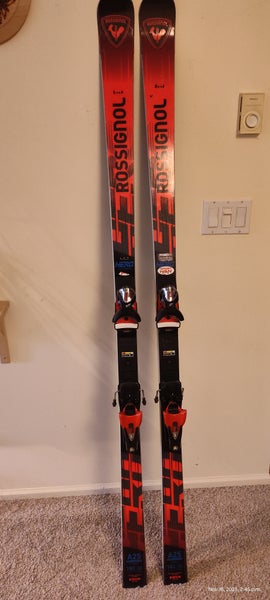 2024 Racing 182 cm Rossignol Hero Athlete GS Skis With Bindings Max Din 11 (Used)