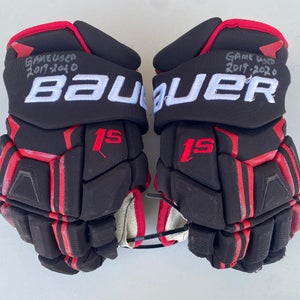 Bauer Supreme 1S Pro Stock Hockey Gloves 13” Blackhawks 8851