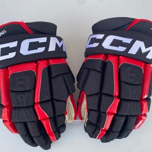 CCM HGCL Crazy Light Pro Stock Hockey Gloves 15" Blackhawks JONES 8939
