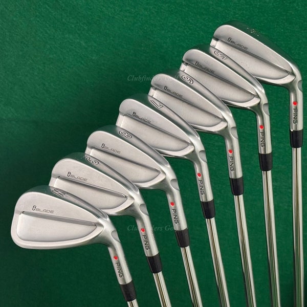 Ping iBlade Red Dot 4-PW Iron Set Dynamic Gold 120 S300 Steel Stiff