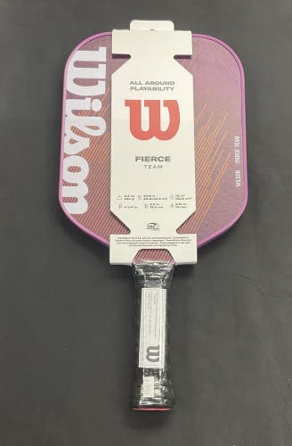 Wilson Fierce Team Pickleball Paddle (Purple)