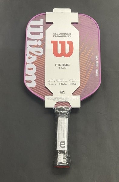 Wilson Fierce Team Pickleball Paddle (Purple)