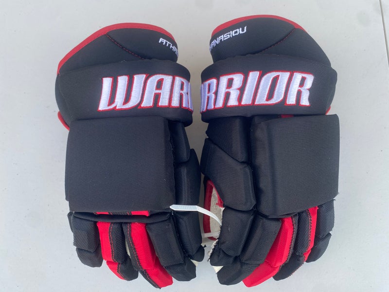 Warrior Alpha Classic 4 Roll PRO Pro Stock 15" Hockey Gloves Blackhawks 9017