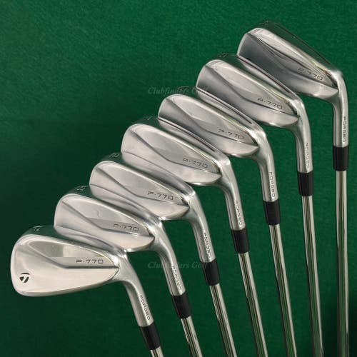 TayorMade 2020 P-770 Forged 4-PW Iron Set Project X LZ 5.5 115g Steel Regular