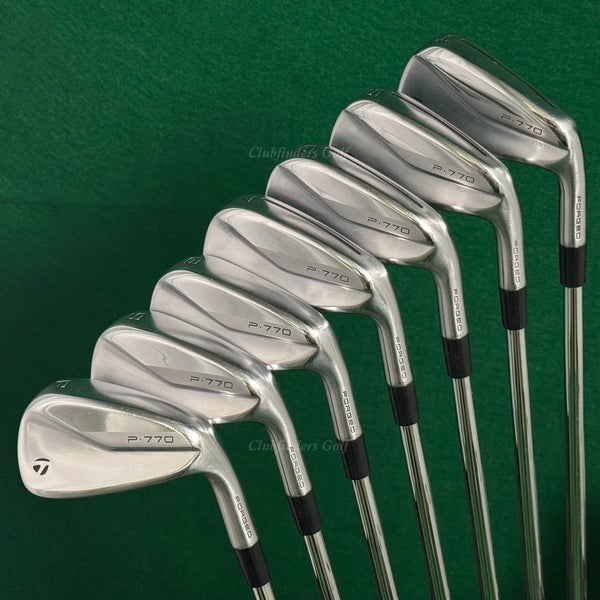 TayorMade 2020 P-770 Forged 4-PW Iron Set Project X LZ 5.5 115g Steel Regular