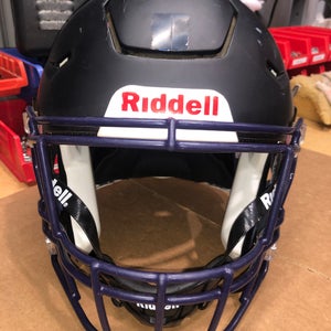 USED RIDDELL FLEX ADULT HELMET - XL - FLAT BLACK