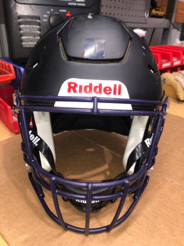 USED RIDDELL FLEX ADULT HELMET - XL - FLAT BLACK