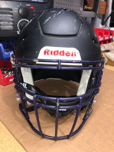 USED RIDDELL FLEX ADULT HELMET - XL - FLAT BLACK