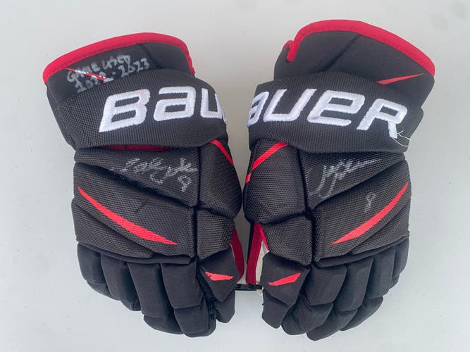 Bauer Vapor X Pro Stock 14” Hockey Gloves Blackhawks 9097