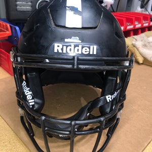 USED RIDDELL FLEX ADULT HELMET - MEDIUM - FLAT BLACK
