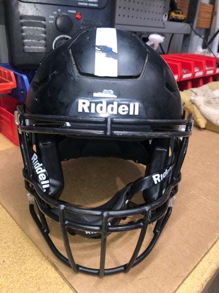 USED RIDDELL FLEX ADULT HELMET - MEDIUM - FLAT BLACK