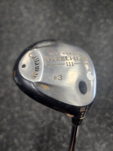 Used Callaway BIG BERTHA STEEL HEAD III Mens Fairway Wood RH 3 Wood 11849-S000033717