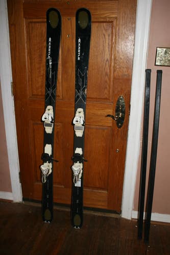 All Mountain 166 cm Kastle Fx Skis with Marker Adjustable Bindings
