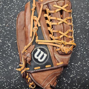 Used Wilson PRO SOFT YAK BB/SB Glove LH Throw Brown 12 3/4" 11849-S000033733