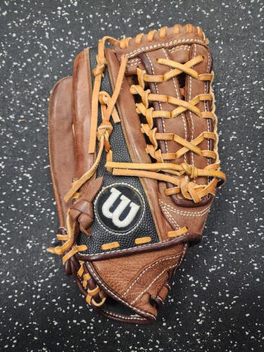 Used Wilson PRO SOFT YAK BB/SB Glove LH Throw Brown 12 3/4" 11849-S000033733