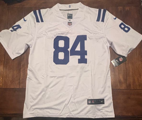 Tyler Warren #84 Indianapolis Colts Stitched White Jersey Adult XL- NWT