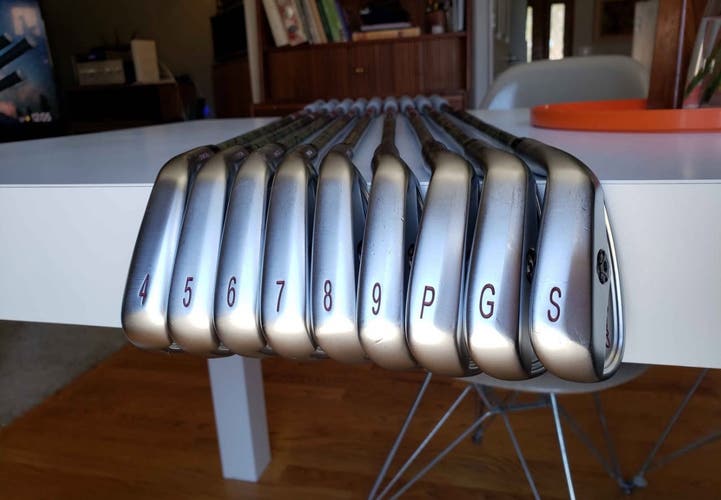 Exceptional Set of Edel Irons 9pcs Big Set Gap and Sand Wedge