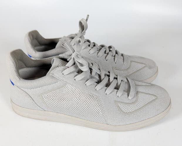 Rothys The RS01 Hudson Sneaker Men's Size 8 Grey Washable Shoes Comfort