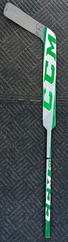 Senior CCM EFLEX 5 Pro Regular Goalie Stick 25" Paddle Pro Stock (Used Driscoll)