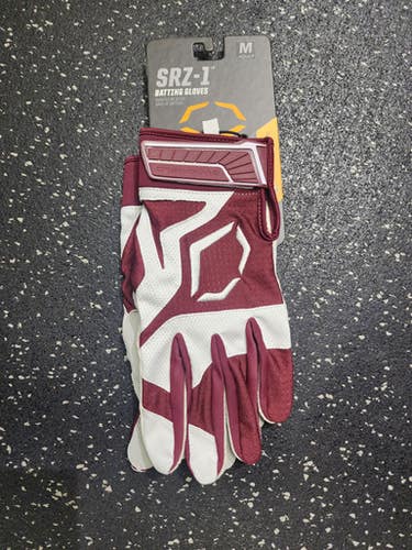 New Evoshield SRZ 1 BATTING GLOVE BB/SB Batting Gloves Black MD 11849-ESHWB5712003M