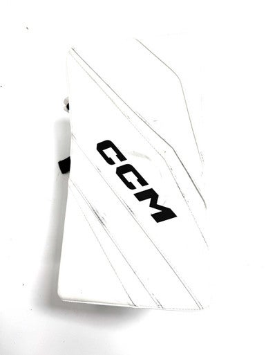 Used CCM EFLEX 6.9 Senior Goalie Blocker White 11860-S000301146