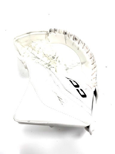 Used CCM EFLEX 6 Senior Goalie Catcher White 11860-S000301143