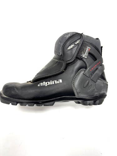 Used Alpina NNN 248 TOURNING Mens NNN XC Ski Boots Black M 07-07.5 / W 08-08.5 11860-C000300900