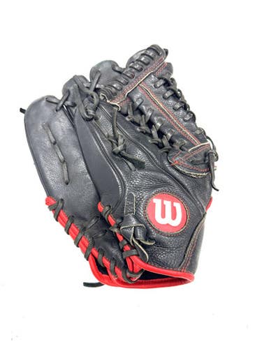 Used Wilson A500 BB/SB Glove LH Throw Black 12" 11860-C000300905