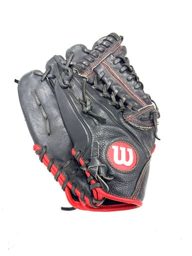 Used Wilson A500 BB/SB Glove LH Throw Black 12" 11860-C000300905