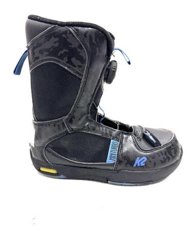 Used K2 MINI TURBO BOA Boys Snowboard Boots Black Junior 04 11860-C000300908