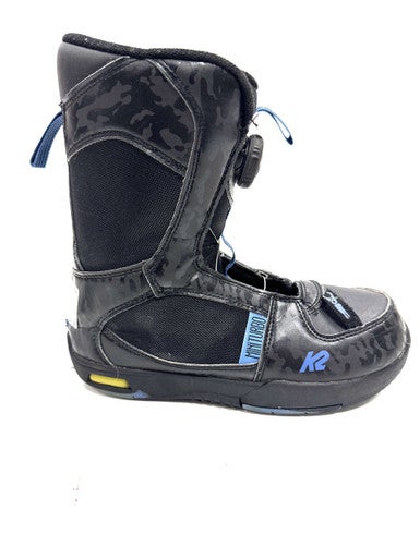 Used K2 MINI TURBO BOA Boys Snowboard Boots Black Junior 04 11860-C000300908