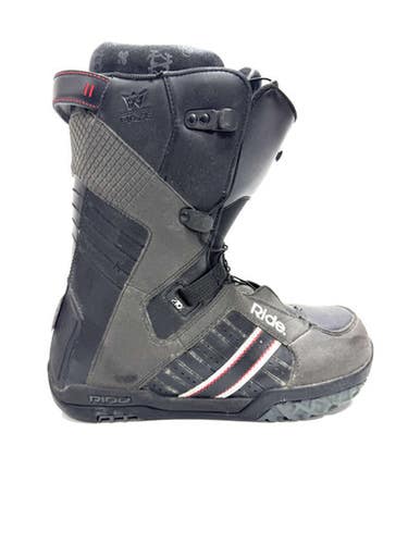 Used Ride HAZE Mens Snowboard Boots Black Senior 9 11860-C000300909