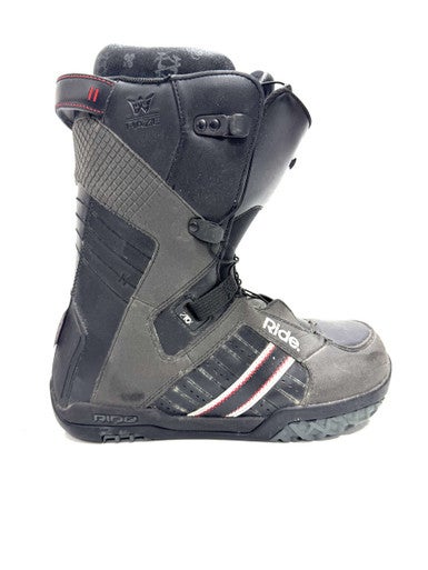 Used Ride HAZE Mens Snowboard Boots Black Senior 9 11860-C000300909