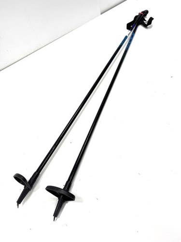 Used 125 ALFA Mens XC Ski Poles Black 125 cm / 50 in 11860-C000300925