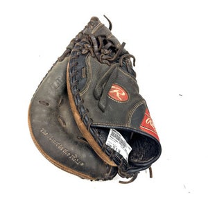 Used Rawlings PREMIUM SERIES BB/SB Catchers LH Throw Black 32 1/2" 11860-S000300963