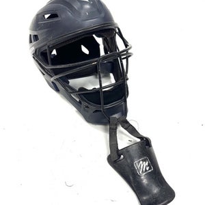 Used Easton ELITE 6 1/2- 7 1/8 Catchers Helmet w/Mask Navy Blue One Size 11860-S000300964