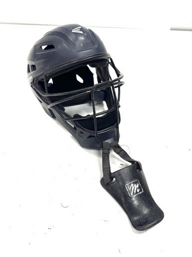 Used Easton ELITE 6 1/2- 7 1/8 Catchers Helmet w/Mask Navy Blue One Size 11860-S000300964
