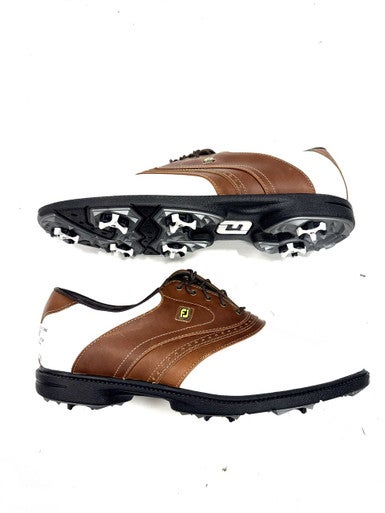 Used Foot Joy Mens Golf Shoes White Senior 10.5 11860-S000300975