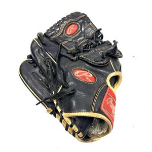 Used Rawlings GOLD GLOVE ELITE BB/SB Glove LH Throw Black 12" 11860-S000300982
