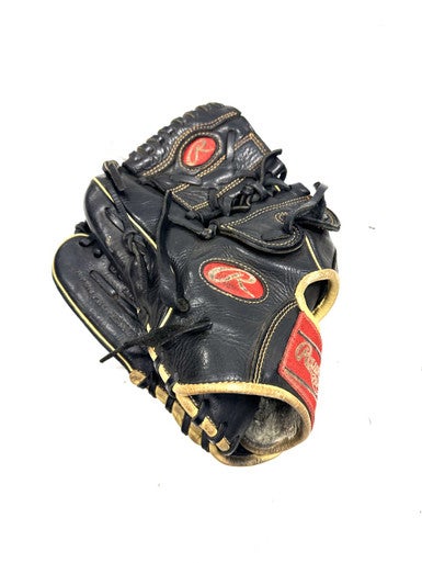 Used Rawlings GOLD GLOVE ELITE BB/SB Glove LH Throw Black 12" 11860-S000300982
