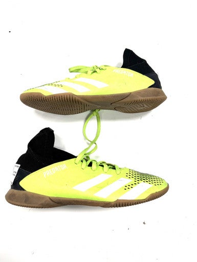 Used Adidas Soccer Indoor Shoes Yellow Junior 05.5 11860-S000300998