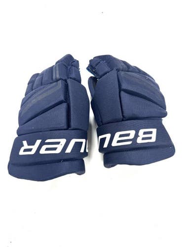 Used Bauer X Junior Gloves Navy Blue 12" 11860-S000301064