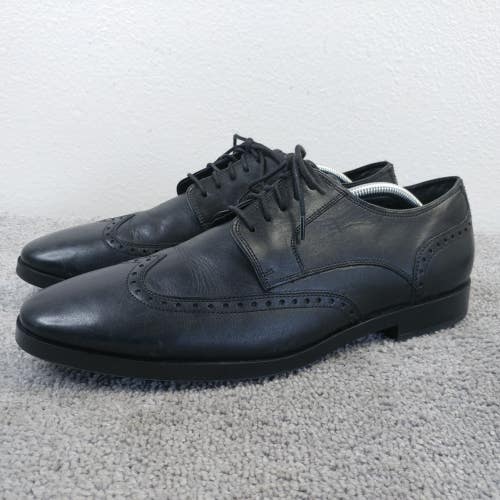 Cole Haan Grand OS Jefferson Wingtip Oxford Mens 11.5 Shoes Black Leather C23795