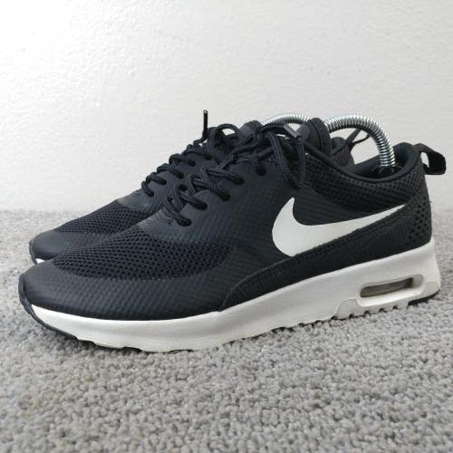 Nike Air Max Thea Women Size 6 Running Shoes Black Low Top Sneakers 599409-020