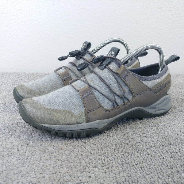 Merrell Siren Guided Moc Jersey Q2 Womens Size 8 Shoes Hiking Walking Gray