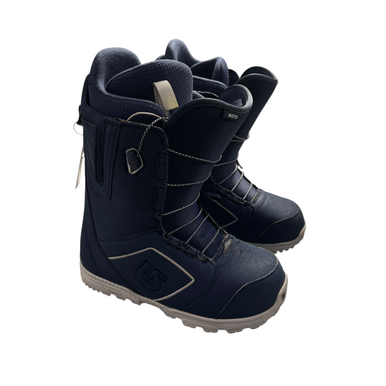 Used Burton MOTO Mens Snowboard Boots Navy Blue Senior 10.5 11375-C000369652