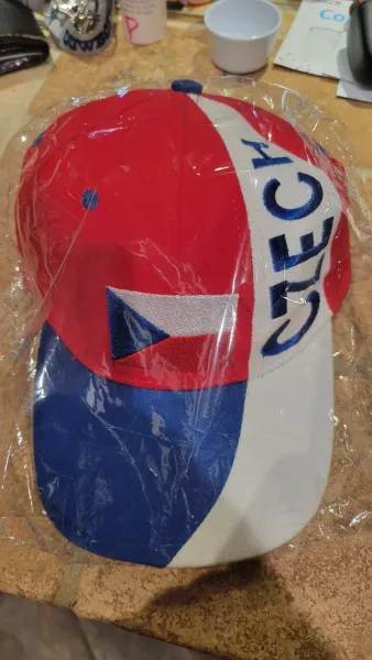 Czech ice hockey team Hat cap hat adjustable one size Made In Czech Republic