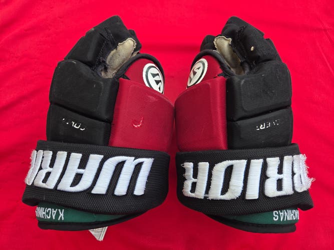 Used Arizona Kachinas Warrior Covert Pro Gloves Size 13" (Black, Green, and Red)