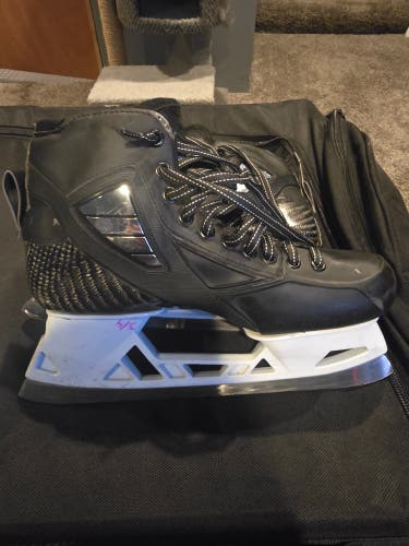 True TF Custom Pro Hockey Goalie Skates Regular Width 10 (Used)